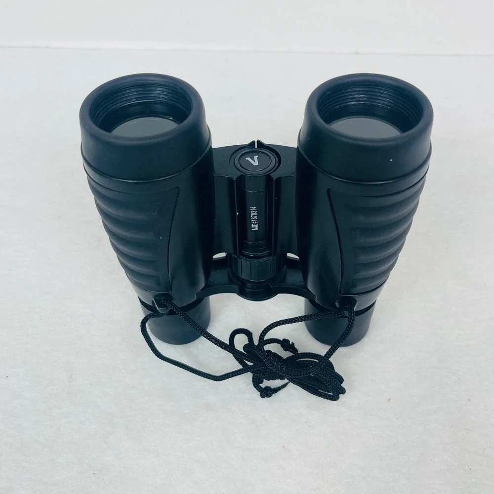 Vivitar 5x30 Binoculars Black Compact Bird Watching Sport with Carrying Case